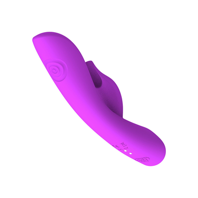 Vibrators à recharge secrète chaude avec fonction de double tapage latéral Végina G Spot Rabbit Vibrator Jouet sexuel adulte pour femmes