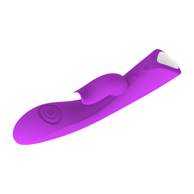 Vibrators à recharge secrète chaude avec fonction de double tapage latéral Végina G Spot Rabbit Vibrator Jouet sexuel adulte pour femmes