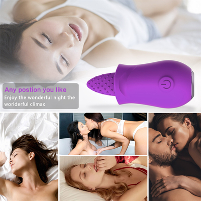 Vibrator de massage à lèche rose portable rechargeable de haute qualité pour femmes