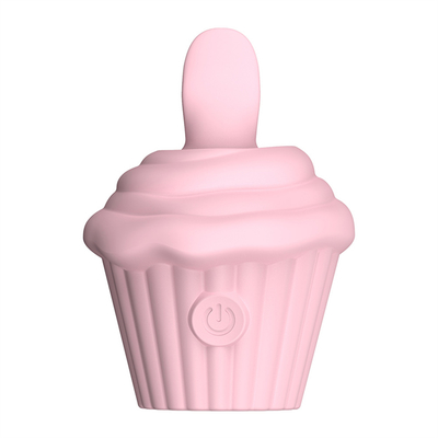 Vibrator rose pour lécher la langue du clitoris Vibrator 2 en 1 pour lécher et vibrer les mamelons Stimulateur du clitoris avec 10 modes pour