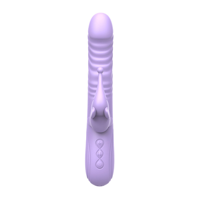 Vibrateur de lapin à chauffage étirable en silicone stimulateur du clitoris à point G Jouets sexuels féminins Vibrateur de lapin pour vagin femme