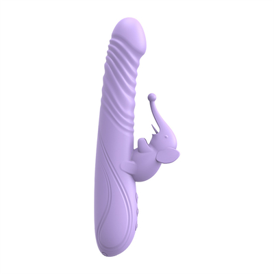 Vibrateur de lapin à chauffage étirable en silicone stimulateur du clitoris à point G Jouets sexuels féminins Vibrateur de lapin pour vagin femme