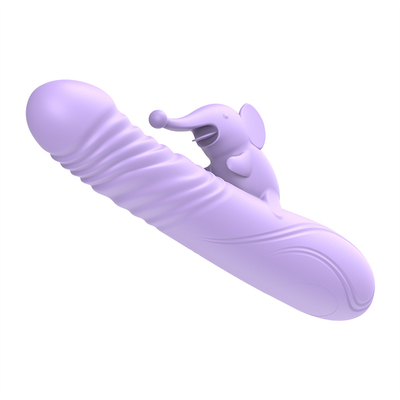 Vibrateur de lapin à chauffage étirable en silicone stimulateur du clitoris à point G Jouets sexuels féminins Vibrateur de lapin pour vagin femme