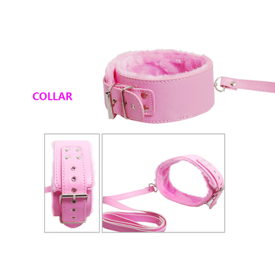Bondage PU Kit de fétichisme en cuir Restreint esclave jouet sexuel Bondage Pour les couples