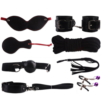 8pc/Set Populaire BDSM Bondage Restraint Kit pour le plaisir de couple