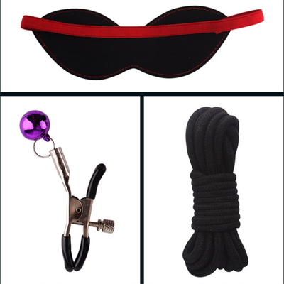 8pc/Set Populaire BDSM Bondage Restraint Kit pour le plaisir de couple