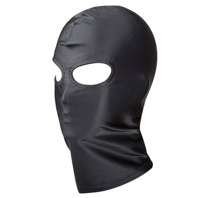 Jouets Sexy Bouche Ouverte Oeil Bondage Fête Masque Cosplay Tête Pour Adultes Jeu Pour Les Couples Homme BDSM Fétiche Masque Hood