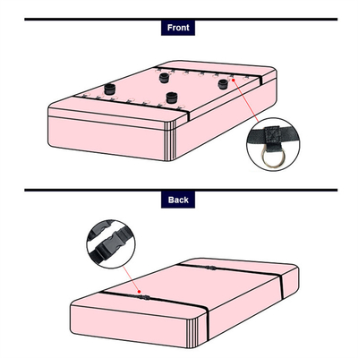 En gros de nylon de haute qualité, des attaches pour le lit, des jouets sexuels.