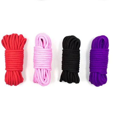 Gros de coton Boucles de corde Bondage jouets d'esclaves Chine Corde Bondage Harnais gay Ceintures ceintures retenue Fetish corde 5M