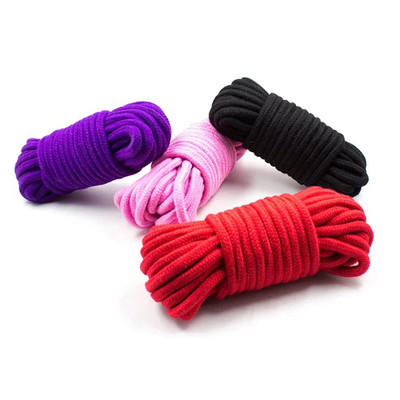 Gros de coton Boucles de corde Bondage jouets d'esclaves Chine Corde Bondage Harnais gay Ceintures ceintures retenue Fetish corde 5M