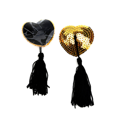 Accessoires réutilisables, jouets, forme d'amour, paillettes, tétons produits amusants pour adultes pour les jeux sexuels pour adultes