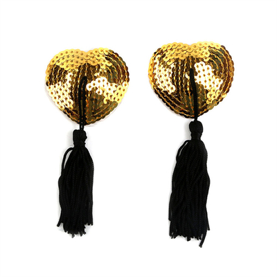 Accessoires réutilisables, jouets, forme d'amour, paillettes, tétons produits amusants pour adultes pour les jeux sexuels pour adultes