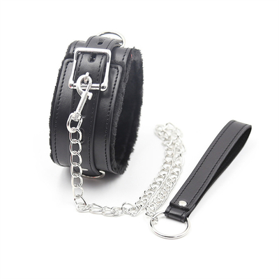 En cuir Femelles Retenus Entraînement Porteur Collier BDSM Jouets sexuels