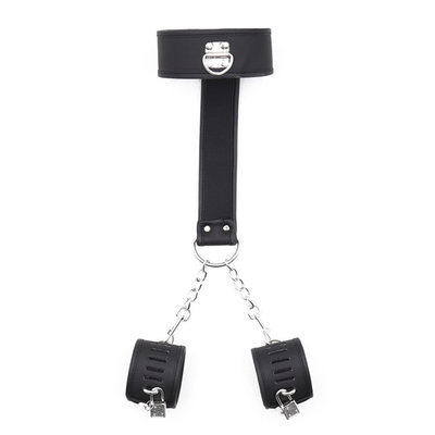 Nouveau mode Femmes Hommes Harnais érotique Ceinture en cuir Bondage Sexy gothique Punk Corseau cuir métallique Boucle de jambe Ceinture de liasses