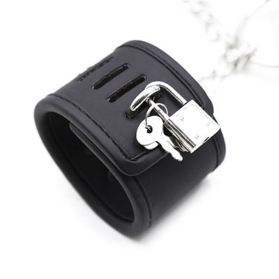 Nouveau mode Femmes Hommes Harnais érotique Ceinture en cuir Bondage Sexy gothique Punk Corseau cuir métallique Boucle de jambe Ceinture de liasses