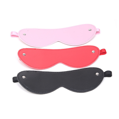 Produit érotique Jouet sexuel Bdsm Masque oculaire Bondage Pu cuir Sm Jeu Sexy bandeau pour les hommes