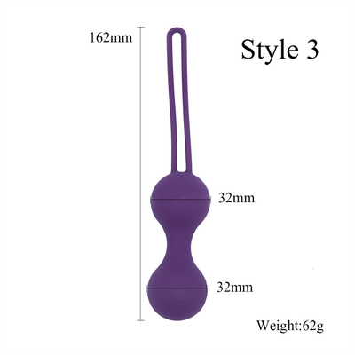 Entraînement à la thérapie du stress du vagin en silicone Jouet sexuel à billes de Kegel pour femme