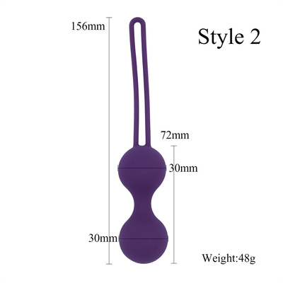 Entraînement à la thérapie du stress du vagin en silicone Jouet sexuel à billes de Kegel pour femme