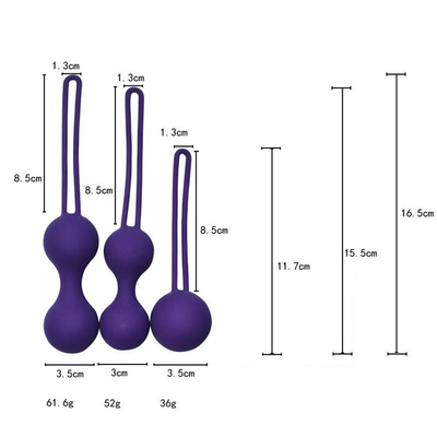 Entraînement à la thérapie du stress du vagin en silicone Jouet sexuel à billes de Kegel pour femme