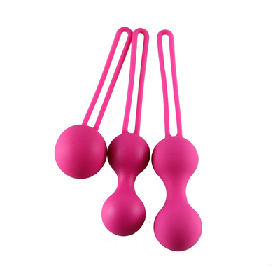 Entraînement à la thérapie du stress du vagin en silicone Jouet sexuel à billes de Kegel pour femme