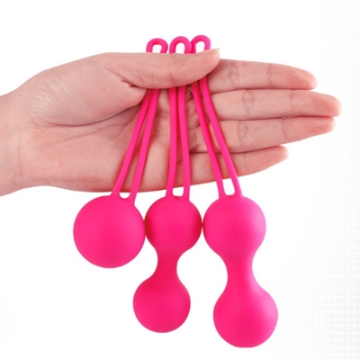 Entraînement à la thérapie du stress du vagin en silicone Jouet sexuel à billes de Kegel pour femme