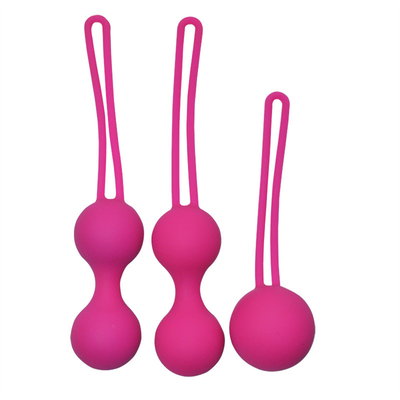 Entraînement à la thérapie du stress du vagin en silicone Jouet sexuel à billes de Kegel pour femme