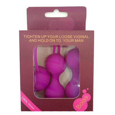 Entraînement à la thérapie du stress du vagin en silicone Jouet sexuel à billes de Kegel pour femme