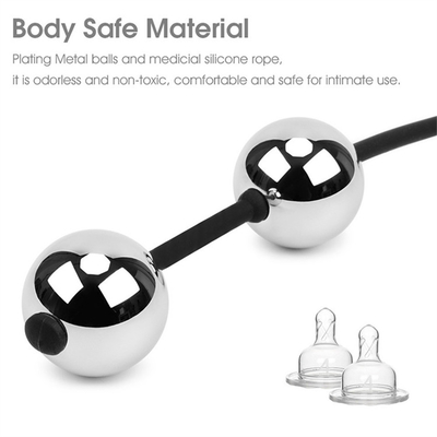 Métaux sécurisés pour le corps Boules de plaisir lourdes Boules vaginales Perles anales unisexes