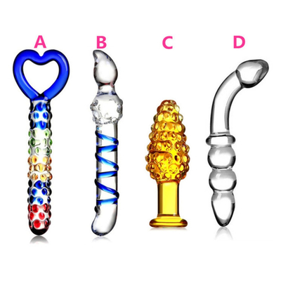 Jouets sexuels en gros Flirter Masturbation Trois tailles Circulaire en verre lisse
