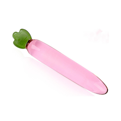 Pénis en cristal, cul anal, clitoris, masturbation au point G, aubergine, gode en verre pour les femmes