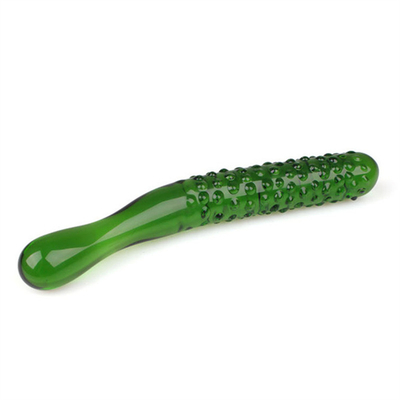 Pénis en cristal, cul anal, clitoris, masturbation au point G, aubergine, gode en verre pour les femmes