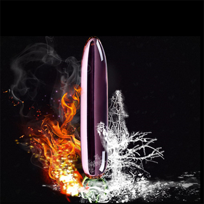 Pénis en cristal, cul anal, clitoris, masturbation au point G, aubergine, gode en verre pour les femmes