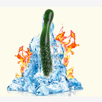 Pénis en cristal, cul anal, clitoris, masturbation au point G, aubergine, gode en verre pour les femmes