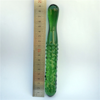 Pénis en cristal, cul anal, clitoris, masturbation au point G, aubergine, gode en verre pour les femmes