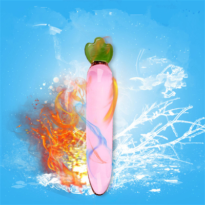 Pénis en cristal, cul anal, clitoris, masturbation au point G, aubergine, gode en verre pour les femmes
