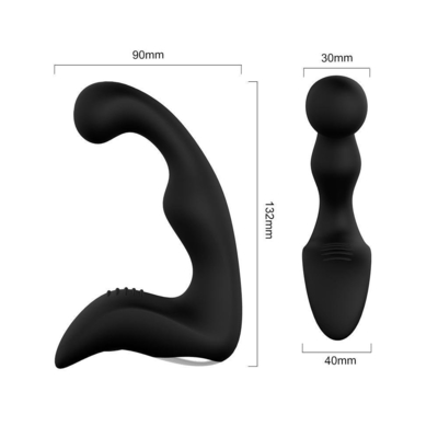 Massageur de la prostate dans le jardin Masqueur de la prostate Masqueur de la masturbation masculine Dispositif d'anus Vibrateur électrique Masque orgasme Jouets sexuels en gros