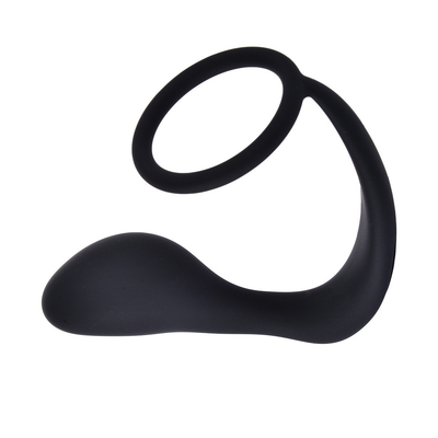 Masturbateur masculin de silicone, stimulateur de massage de la prostate, délai d'orgasme de la prostate pour homme.