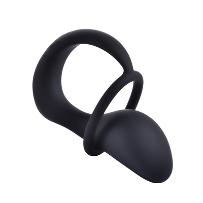 Masturbateur masculin de silicone, stimulateur de massage de la prostate, délai d'orgasme de la prostate pour homme.