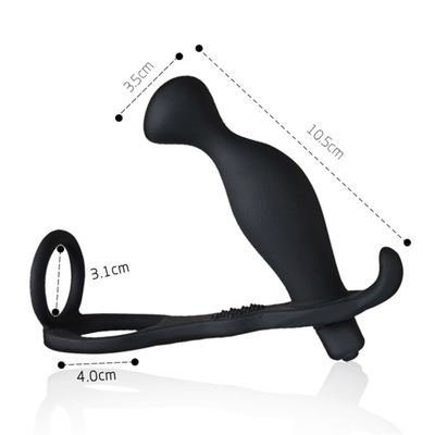 10 fréquence double pénétration Plug anal Dildo Plug cul Vibrator pour les hommes Ceinture sur le pénis Plug vaginal Jouets sexuels pour adultes
