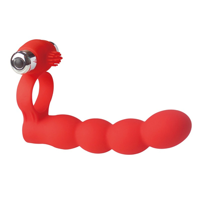 Bouchon anal scrotum anneau goutte jouets sexuels queue vibrante bouchon de l'anus pour les femmes relié au pénis anneau anal cul bouchon balle