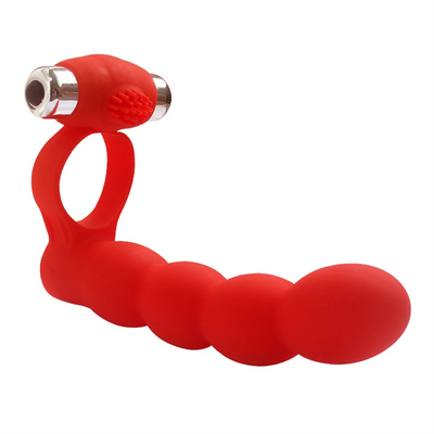 Bouchon anal scrotum anneau goutte jouets sexuels queue vibrante bouchon de l'anus pour les femmes relié au pénis anneau anal cul bouchon balle
