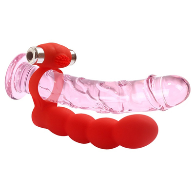 Bouchon anal scrotum anneau goutte jouets sexuels queue vibrante bouchon de l'anus pour les femmes relié au pénis anneau anal cul bouchon balle