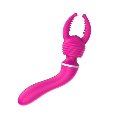 Stimulateur du clitoris rechargeable à plusieurs têtes Vibrateurs du point G Vagine vibrant Pour les femmes Amour sexuel