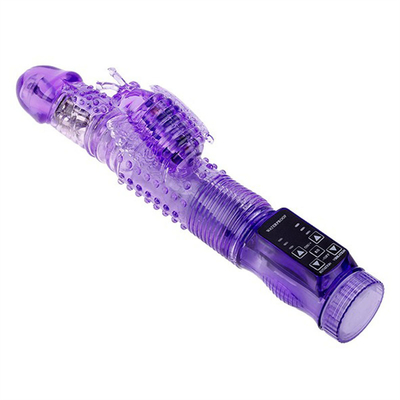 36 Vibrator automatique rétractable à plusieurs vitesses pour lapin, fonction de rotation, vibrateur vaginal pour chatte