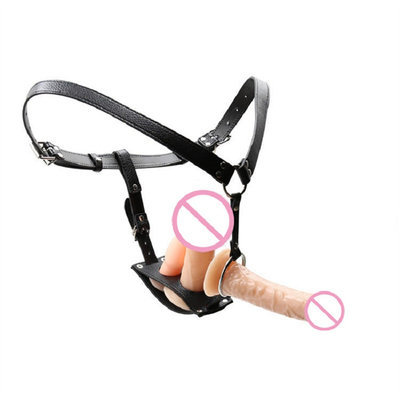 Taille 3 Noir Strapless Strap On Dildo Harness Jouets sexuels lesbiens pour femmes Hommes Strapons en cuir 3 Dildos Chasteté
