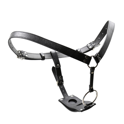 Taille 3 Noir Strapless Strap On Dildo Harness Jouets sexuels lesbiens pour femmes Hommes Strapons en cuir 3 Dildos Chasteté