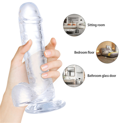 Vente à chaud grosse taille plastique bon marché et coloré dildo TPE réaliste énorme pénis artificiel pour les femmes jouets sexuels pénis pour les femmes