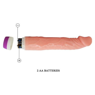 Vibrateur de pénis TPE sans pas Pénis artificiel pour femme