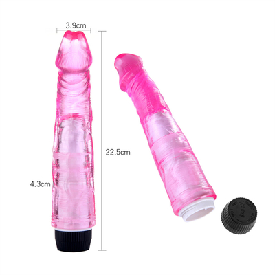 Vibrateur de pénis TPE sans pas Pénis artificiel pour femme