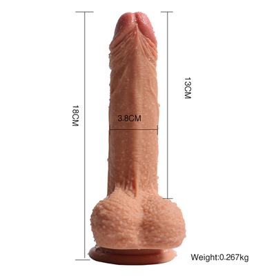 Pénis artificiel en silicone liquide pour femme de sexe